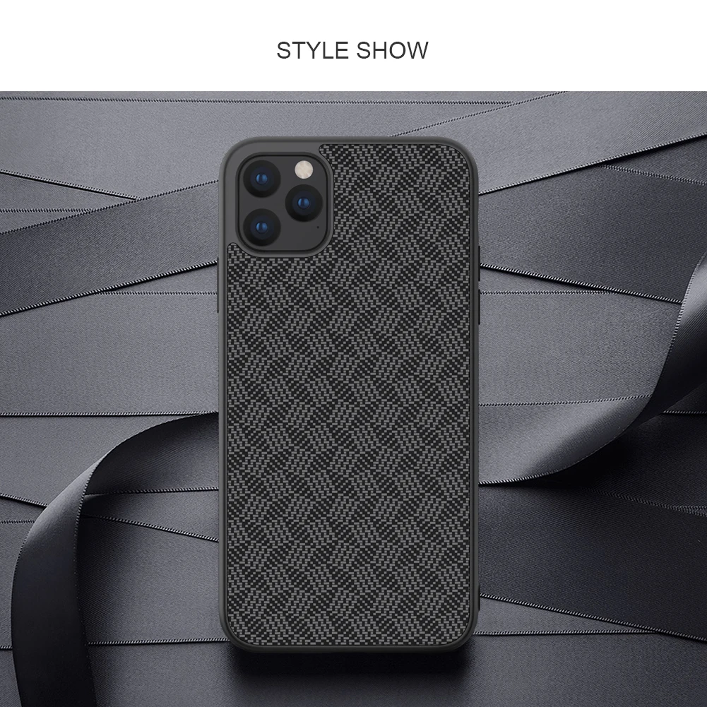 Чехол Nillkin для iPhone 11 Pro Max X Xr Xs Max, жесткий пластиковый чехол из углеродного волокна для iPhone 11 Pro Max