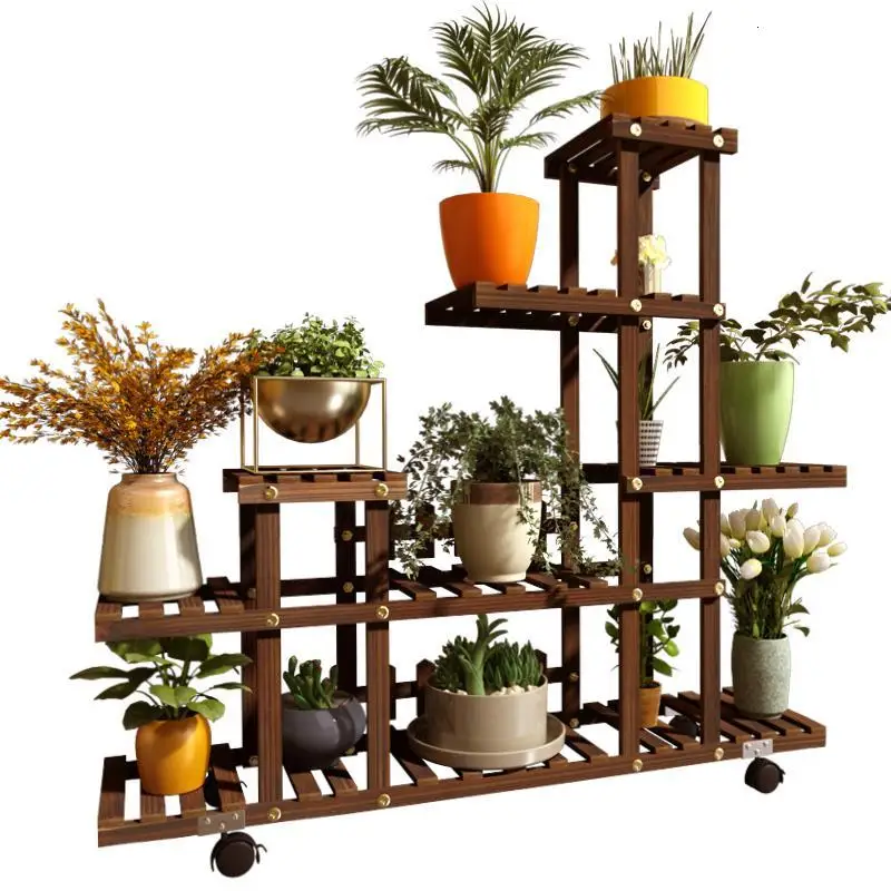 Горшок Huerto Urbano Madera Estanteria Para Plantas Plantenstandaard Saksi Standi Dekoration Балконная полка напольная