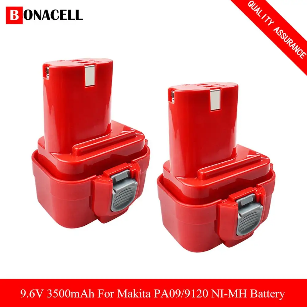 

9.6V 3500mAh PA09 Ni-MH Rechargeable Battery Pack Power Tool Battery Cordless Drill for Makita 9120 9122 PA09 6207D Bateria L70