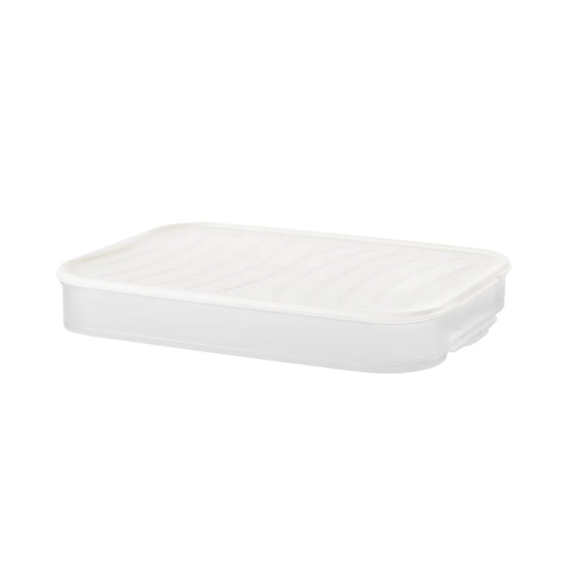 

eisho Refrigerator Preservation Food Storage Sealed Box Wholesale Stackable Plastic Quick-Frozen Dumplings Box with Lid