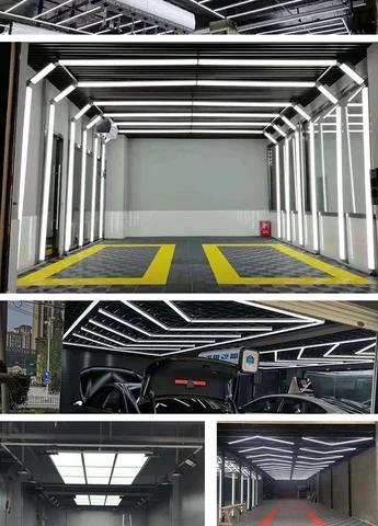 Тоннель 3d, для мойки автомобилей, промышленный антибликовый потолочный светильник, уход за автомобилем, очистка