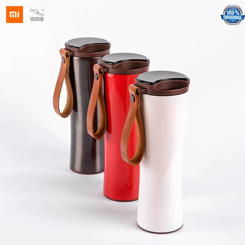Xiaomi умная вакуумная изоляционная бутылка 430 мл фляжки поцелуй рыба термос для путешествия кружка Термокружка OLED дисплей температуры