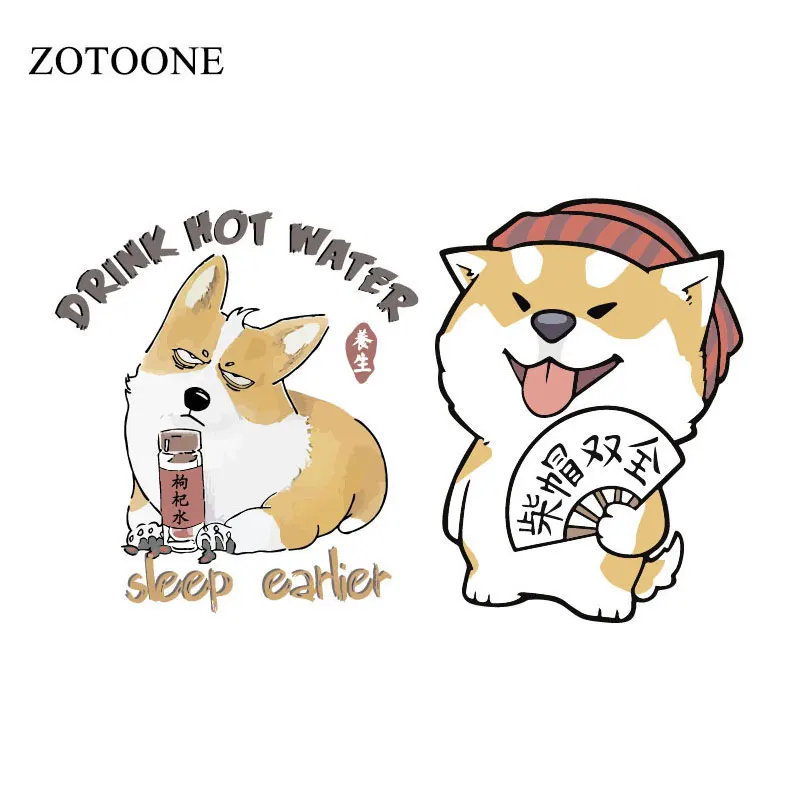 С героями мультфильма Щенячий железа на патчи для костюмы передачу тепла