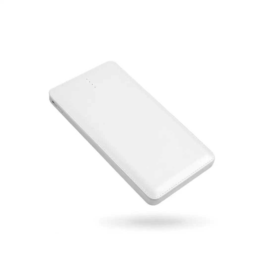 white Портативное зарядное устройство 20000 мАч для iPhone samsung Xiaomi Mi зарядка с usb-кабелем внешний аккумулятор дропшиппинг - Цвет: white