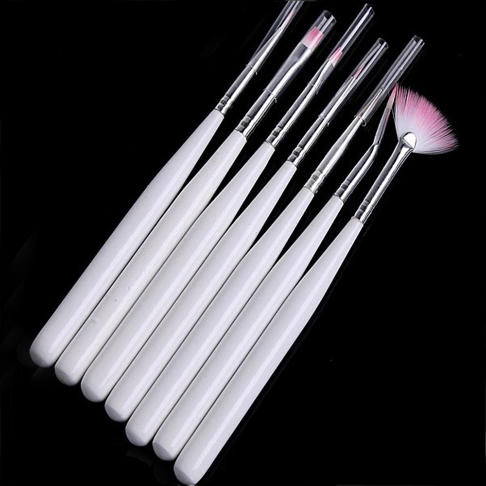 7 шт. Fondant (сахарная) Кисть для смазывания торта картина декора пыли продвижение