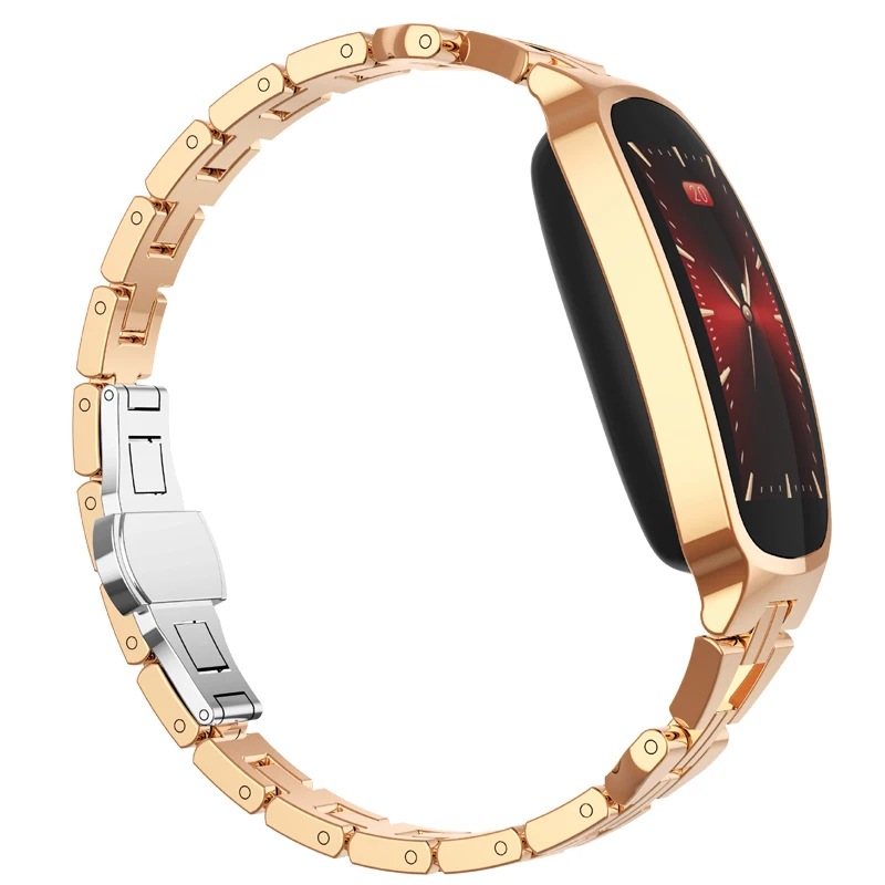 

Wholesale B72 Sports Smart Bracelet Women Steel Band Heart Rate Blood Pressure Monitor Fitness Tracker Bluetooth Watch Female