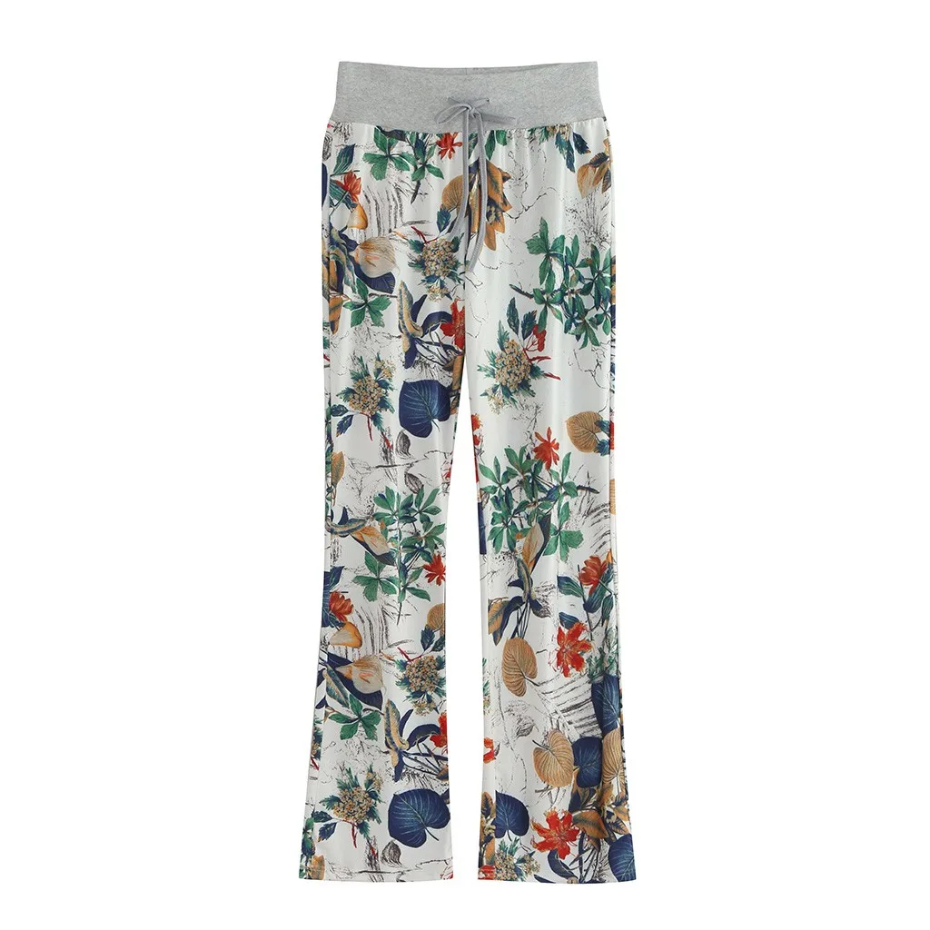 Женские брюки размера плюс удобные Стрейчевые длинные свободного покроя с