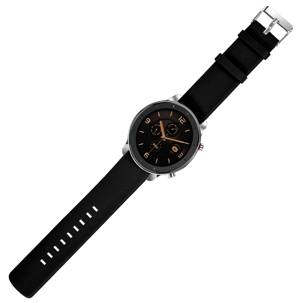 

Lightweight Leather Smart Wrist Watch Band Strap For Huami AMAZFIT GTR 47mm Bracelet Fashion Wristband Gift Accessories