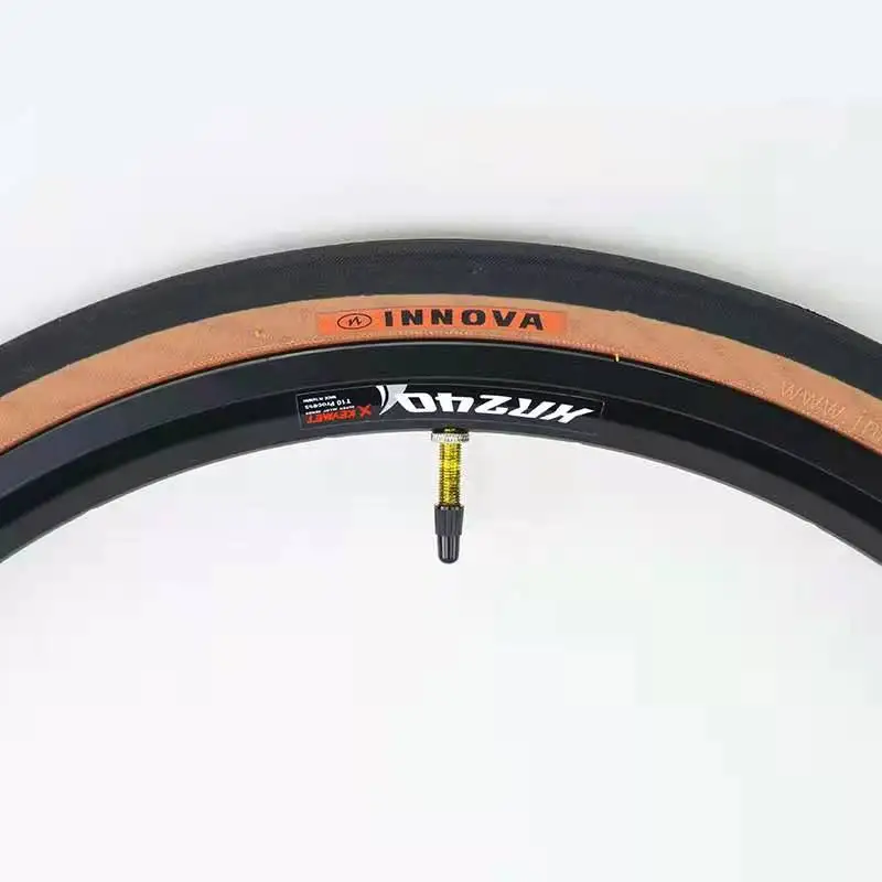 INNOVA-folding car tire 20 inch 451 retro yellow side * 1-1 / 8 folding small wheel diameter | Спорт и развлечения