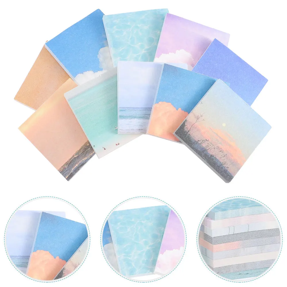 

1 Box Simple Note Hand Account Decorative Paper Box Note Backing Paper