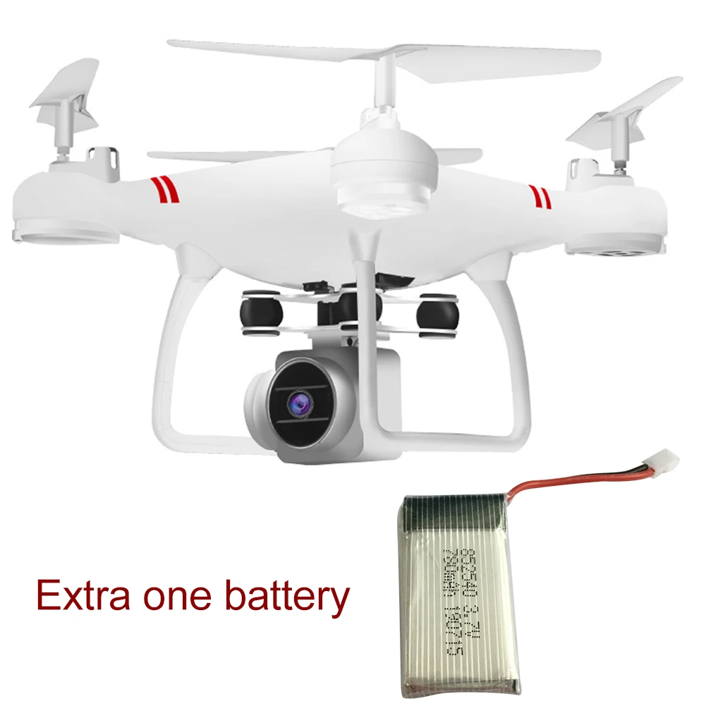 With one Battery Дропшиппинг HJ14W wifi FPV HD складной RC Квадрокоптер камера набор для сборки дрона складной вертолет самолет Дрон дополнительная батарея - Цвет: With one Battery