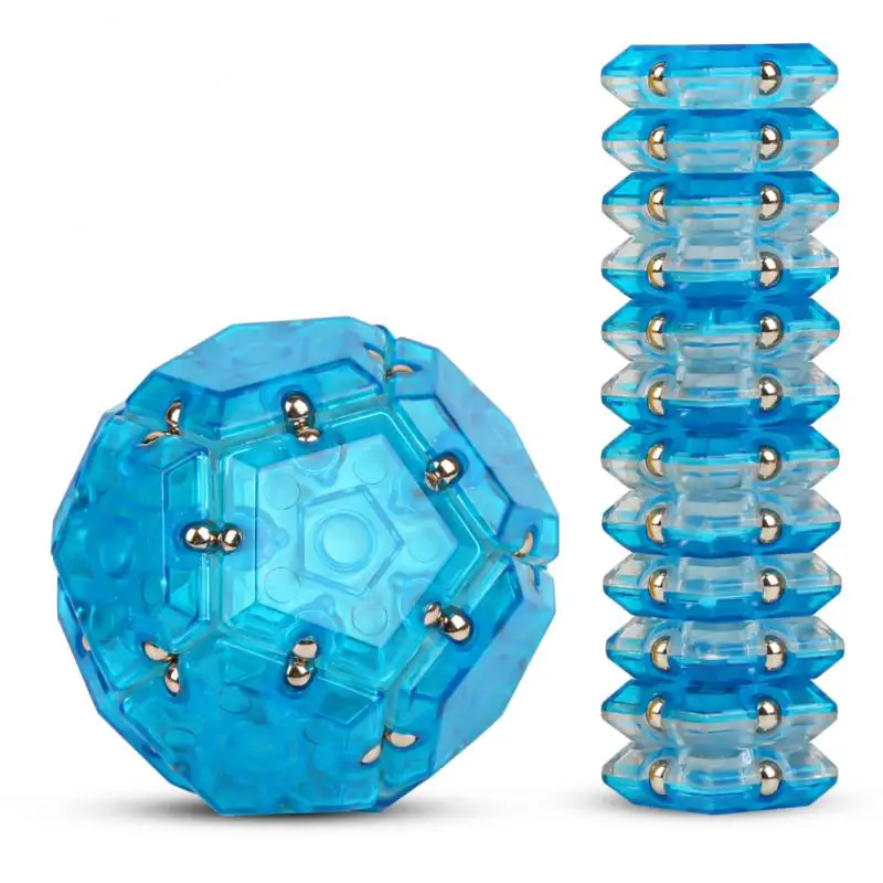 

Головоломка, магнитная фиджет-Сфера, пентагоны, творческая игрушка-трансформер, тренировка для снятия давления, снимает аутизм