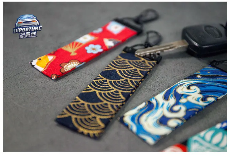 Брелок с подвеской в японском стиле Ukiyo-e брелок для автомобиля украшение