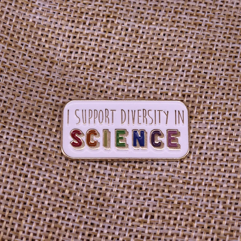 Эмалированная Заколка-значок разнообразие в научных целях | Дом и сад