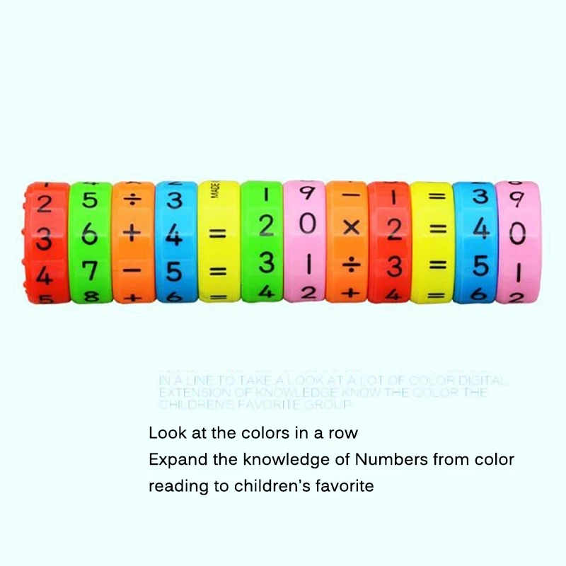 6 шт. Детские магнитные Монтессори игрушки Дети математические цифры DIY