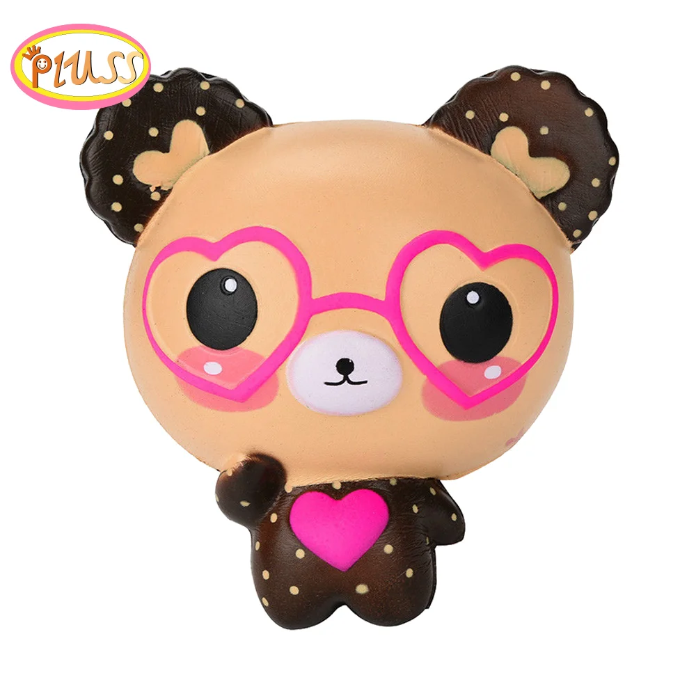 Игрушка-сжималка Jumbo Kawaii Bear Ароматизированная медленно восстанавливающая форму