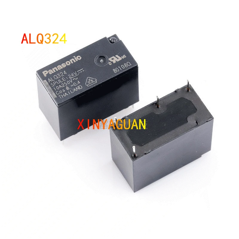 10 шт./лот 100% новое оригинальное реле ALQ305 ALQ312 ALQ324 4pin 10a250v группа нормально разомкнутый может заменить JQ1AP DC5V 12V 24V