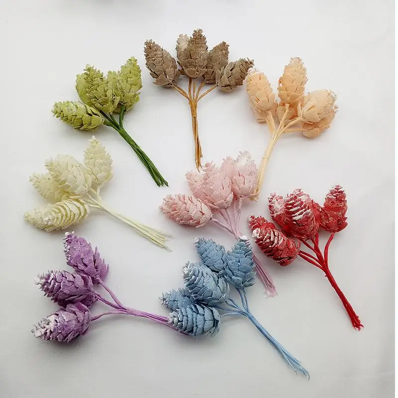 Искусственные растения DIY искусственные серия лесов цветная ананасовая трава