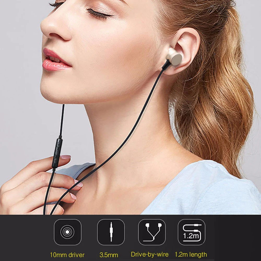 Наушники вкладыши Awei 3 5 мм наушники Hi Fi стерео проводные музыка 1 2 м линия