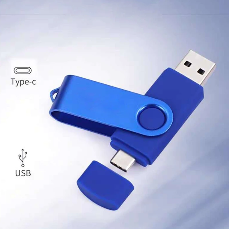 USB флеш-накопитель для телефона Android 64 ГБ 8 128 32 type-c 2 0 металлическая карта памяти 16
