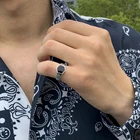 Открытые Кольца в стиле панк, минимализм, искусственный сплав, серебряный цвет, геометрическое кольцо на костяшки, кольцо-фиджет, очаровательное ювелирное изделие, подарок для пары