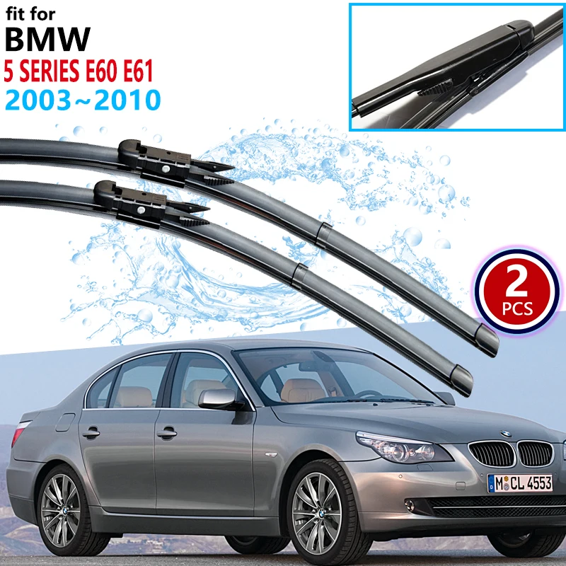 

Car Wiper Blades for BMW 5 Series E60 E61 2003~2010 Windshield Wipers 520i 523i 525i 528i 530i 535i 540i 545i 550i M5 520d 525d