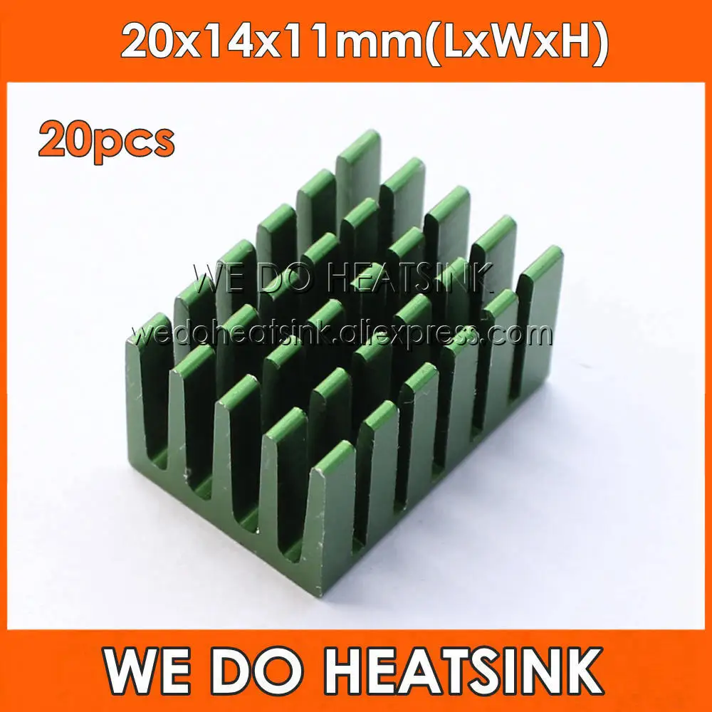 20 шт. анодированный радиатор для графической карты х14х11 мм|card 32gb|card pullerradiater |