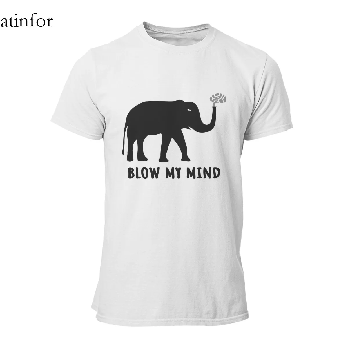 Рубашка Blow My Mind Футболка с принтом &quotСлон&quot подарок на заказ парные футболки из