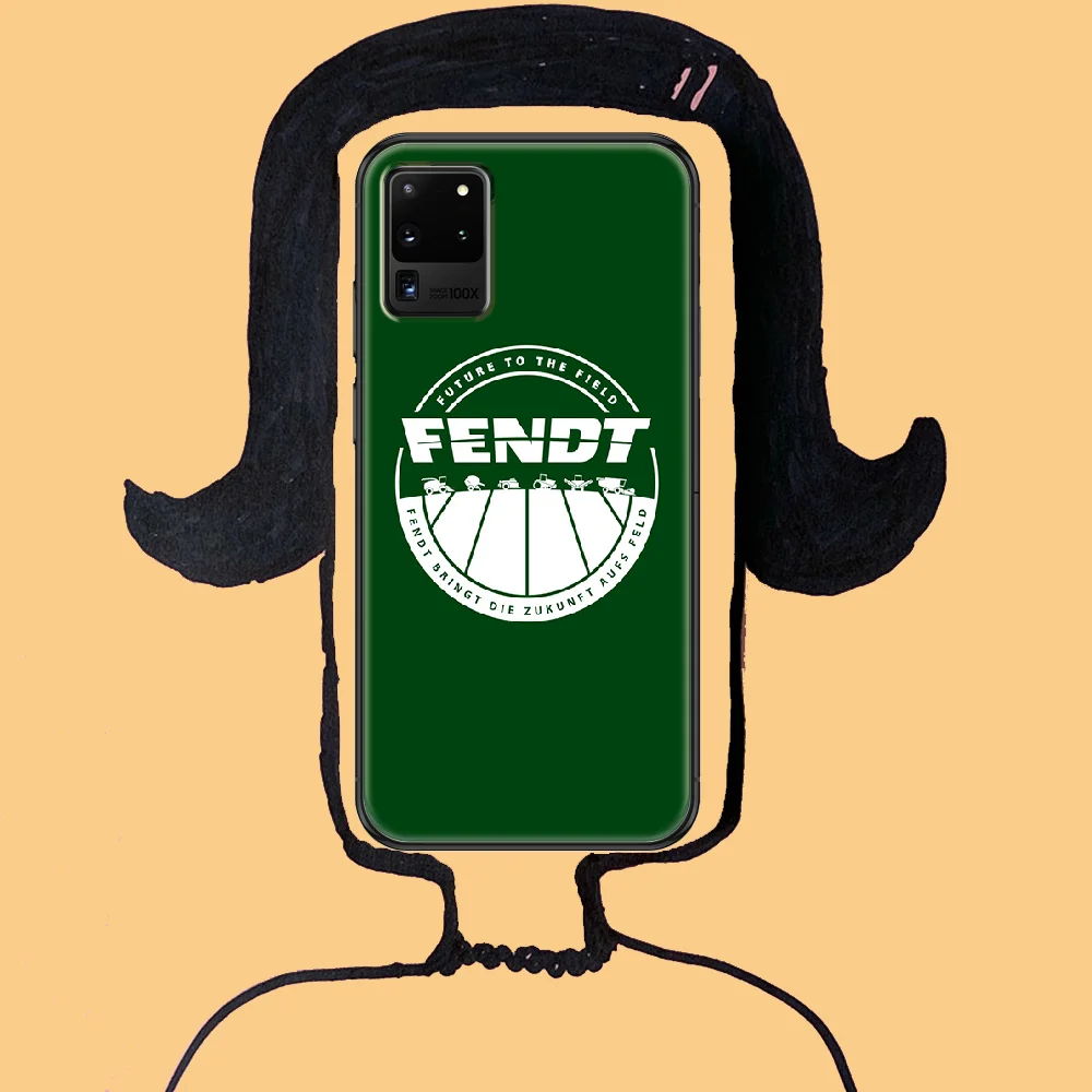 

fendt tractor Phone case For Samsung Galaxy Note 4 8 9 10 20 S8 S9 S10 S10E S20 Plus UITRA Ultra black trend prime 3D shell