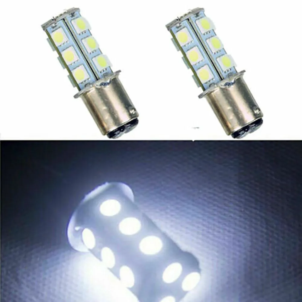 

12V LED Light Bulb 18-SMD 5050 Parking Side Marker Super White T25/S25