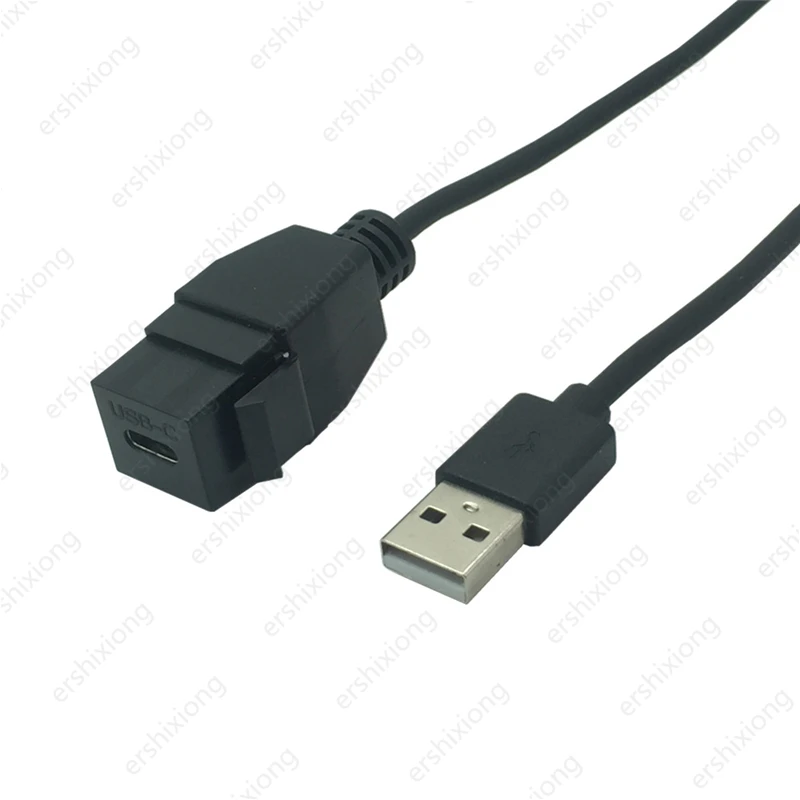 Розетка-переходник с USB 2 0 на 3 1 Type C | Электроника