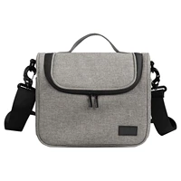 oxford cloth travel portable camera bag outdoor carrying case zipper closure detachable adjustable with shoulder strap universal