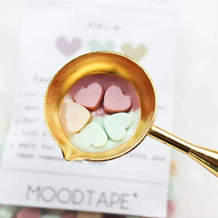 Moodtape дерево воск 2 чистый цвет частицы печать для DIY подарок/пригласительный