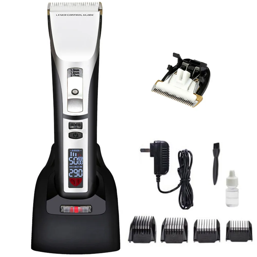 Add 1pcs Blade Профессиональная машинка для стрижки животных уход за котом кроликами электрические ножницы для собак Бритва для домашних животных Триммер для волос перезаряжаемая машинка для стрижки волос - Цвет: Add 1pcs Blade