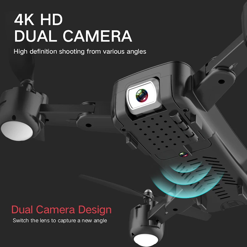 2019 Новый Дрон FPV RC Квадрокоптер 4k камера 1080 HD воздушный видео вертолет игрушки для