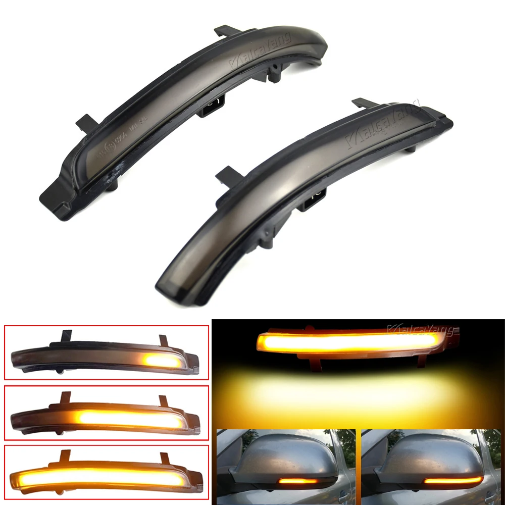 

Динамических последовательного Индикатор Сторона боковое зеркало течет мигалка для Skoda Octavia 2009-2013 превосходные 2008-2014 светодиодный указател...