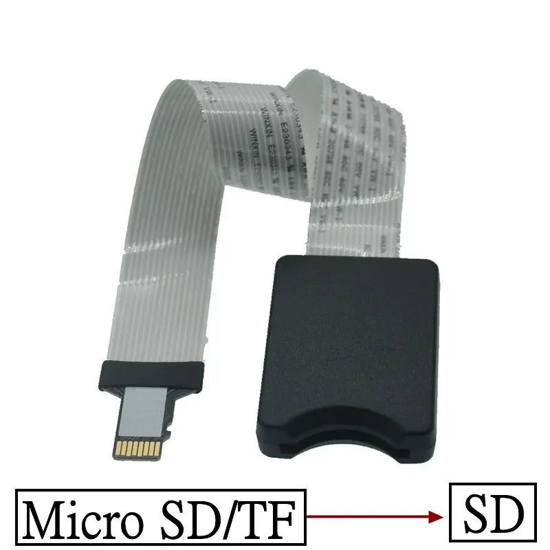 SD-карта мама для TF Micro SD папа SD/TF телефон удлинитель кабеля адаптер ридер Прямая