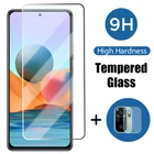 2IN1 из закаленного стекла для Xiaomi Redmi Примечание 10 Pro 9 8 7 9S 9A 9C Защитная пленка для экрана для Redmi K40 K30 Pro Plus Ultra стекло