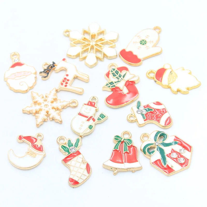 6 намоток Mix Размеры 9 видов стилей сплав с металлическим украшением Капли масла