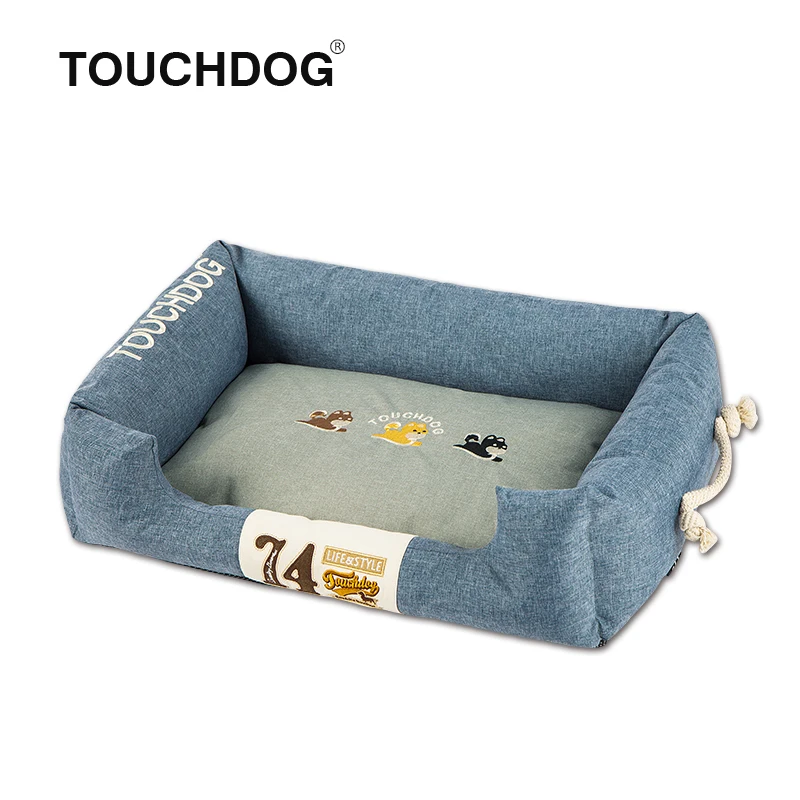 Touchdog Pet кровать теплый уютный дом собаки мягкая моющийся для кошки Щенок Хлопок