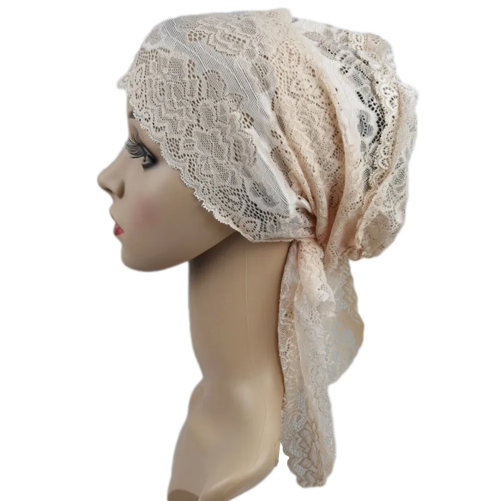 Кружевное нижнее белье мусульманский хиджаб внутренняя шапка женская ниндзя