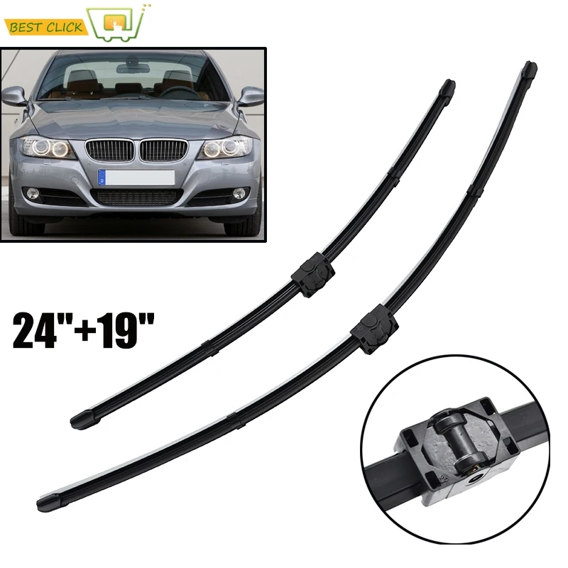 Щетки стеклоочистителя Misima для BMW 3 серии E90 E91 2005 2009 2006 2007 2008 24 дюйма 19 дюймов|wiper