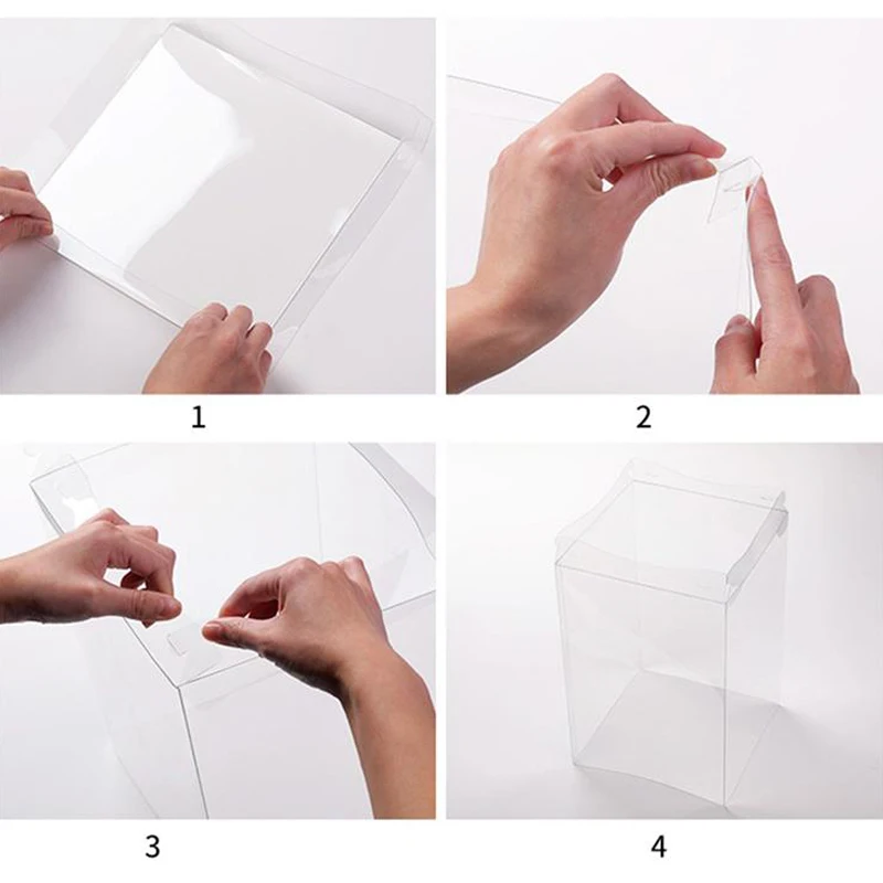 Прозрачные коробки для тортов и пирожных &quotсделай сам&quot с днем рождения