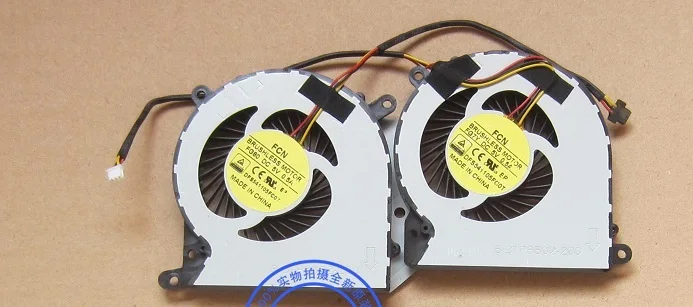 SSEA новый вентилятор охлаждения графического процессора для Clevo P651SE P651SG P650SA P650SE P/N DFS541105FC0T FG80 FG7Y 6-31-P502-201
