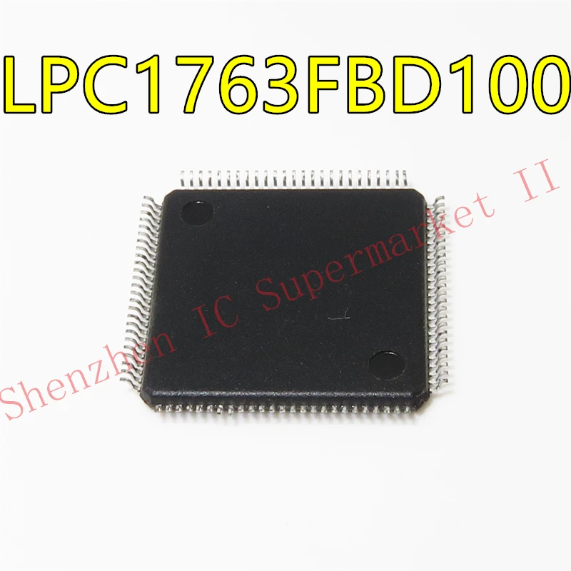 Новое поступление LPC1763FBD100 оригинальный 32-разрядный микроконтроллер ARM Cortex-M3 До 512