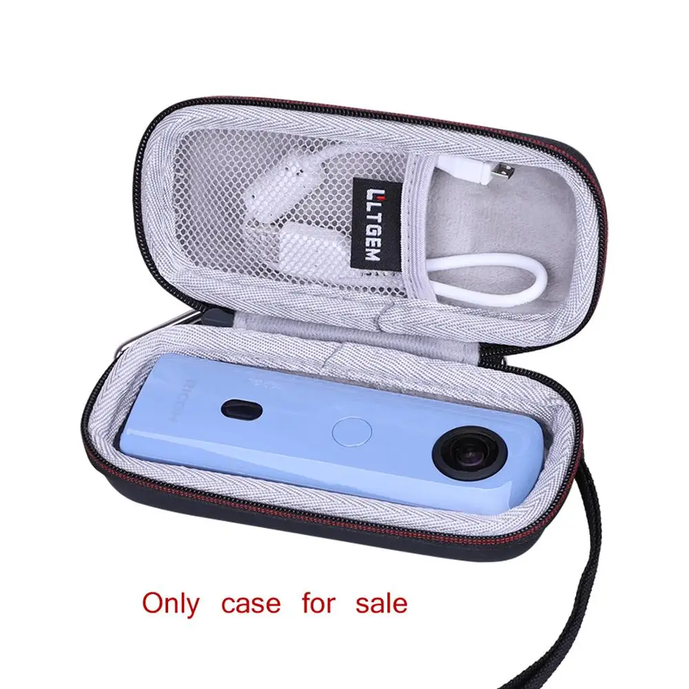 LTGEM Waterproof EVA Hard Case for RICOH Theta SC2 Blue 360℃ Camera 4K VIdeo