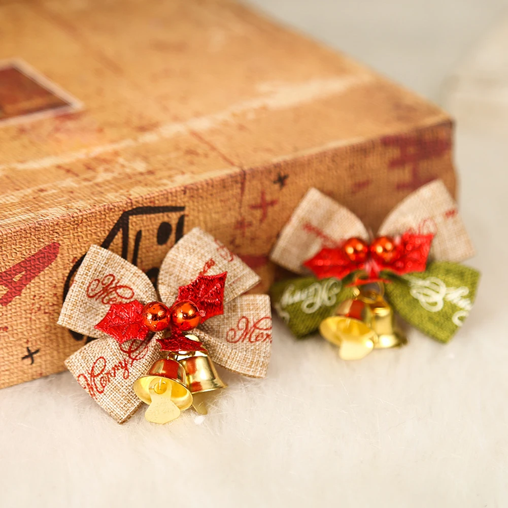 

Банты для елки с бантом-колокольчиком, 5 шт.