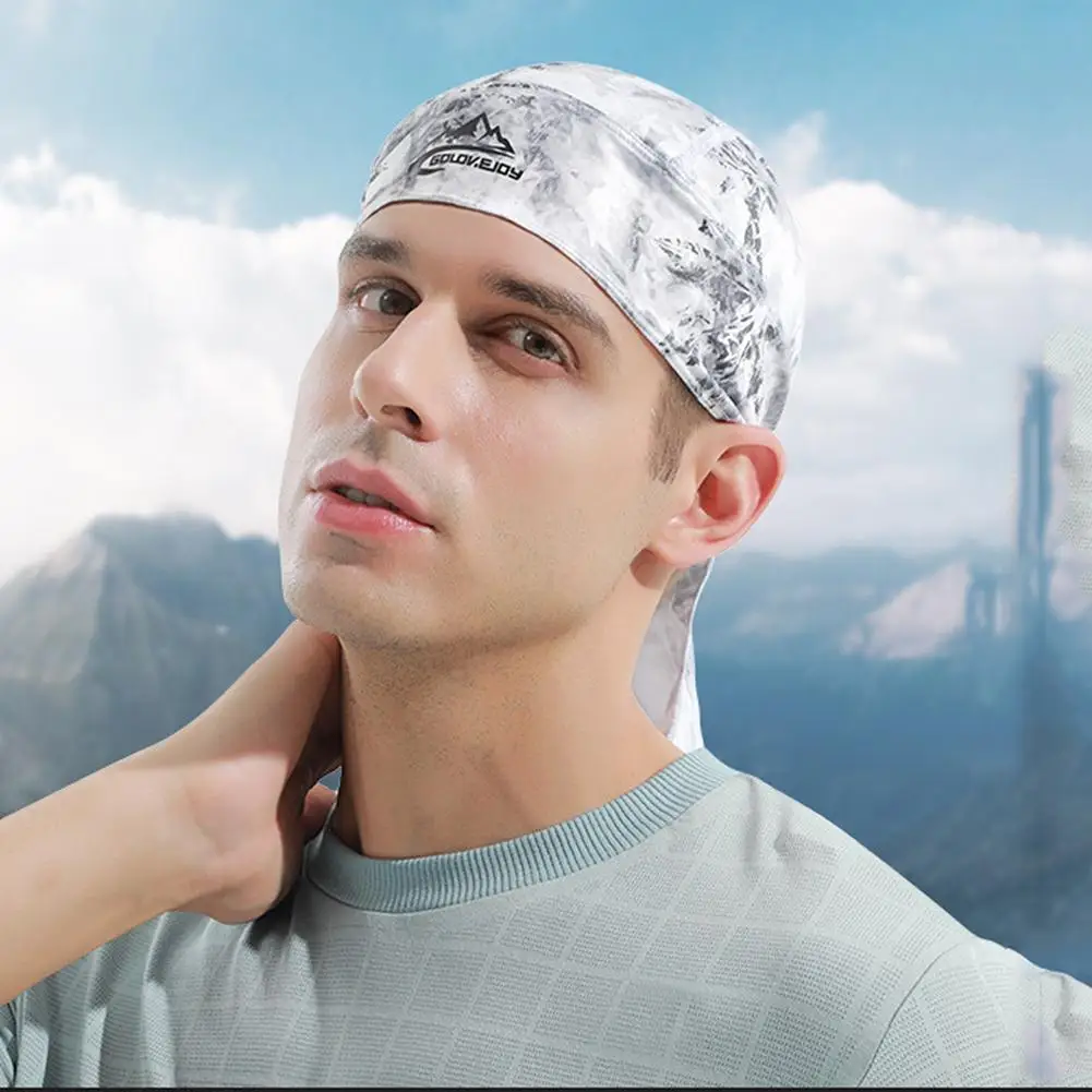 Быстросохнущая велосипедная шапка головной шарф летняя мужская бандана для бега