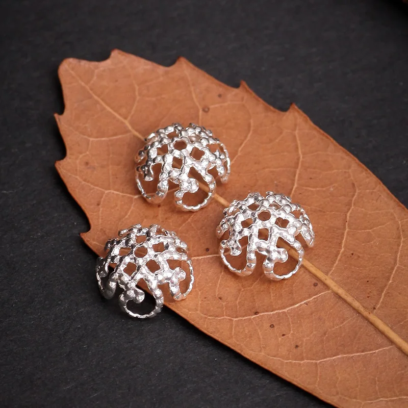 20Pcs 7.78MM Copper Metal Spacers Flower Hollow Loose Spacer Beads For Jewelry Making Bracelets Accessories Handmade Craft 27179 | Украшения