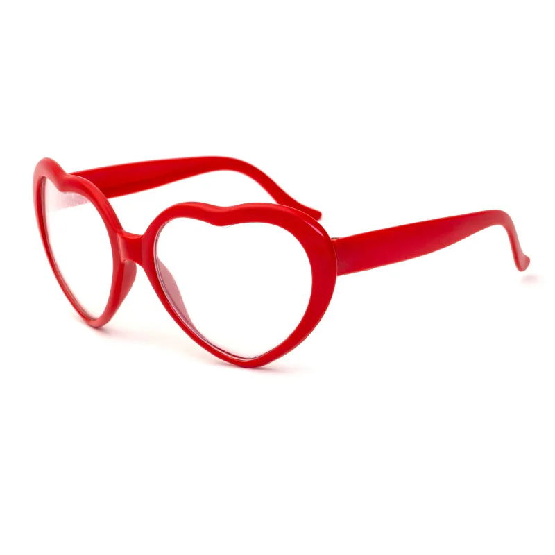 

Love Glasses Night Lighting Change Love, Set Up Shop Selling Goods, Peach Heart Sunglasses for Children Wholesale Sunglasses